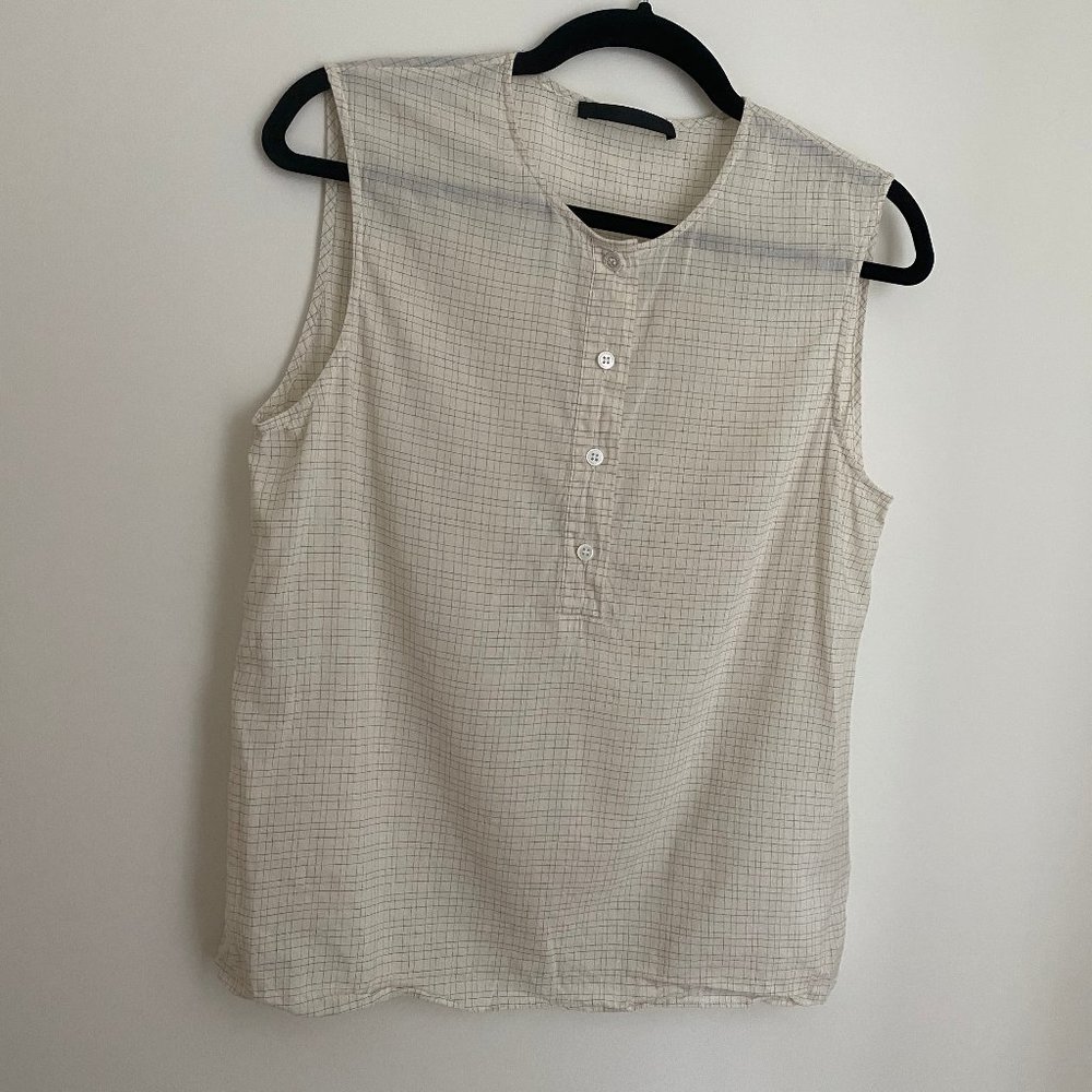 Jenni Kayne Sleeveless Shirt w/ buttons